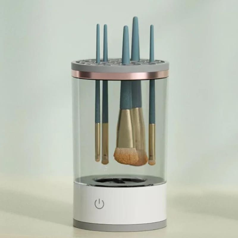 Limpador de Pincéis Elétrico com Tampa de Silicone