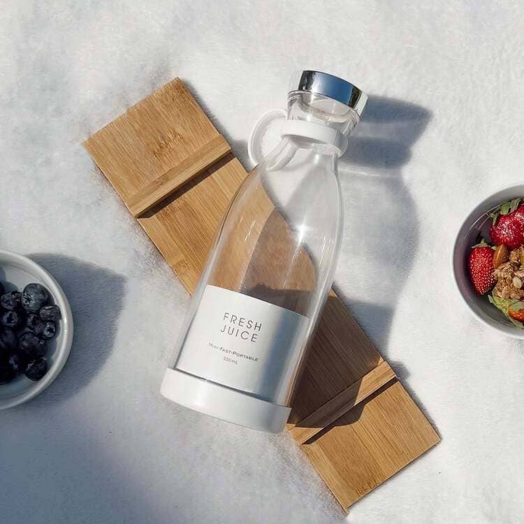 Liquidificador Portátil Sem Fio 350ml Com Base De Carga