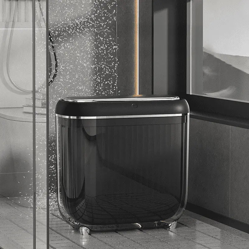 Lixeira Automática em Acrílico com Sensor e Ação Tátil