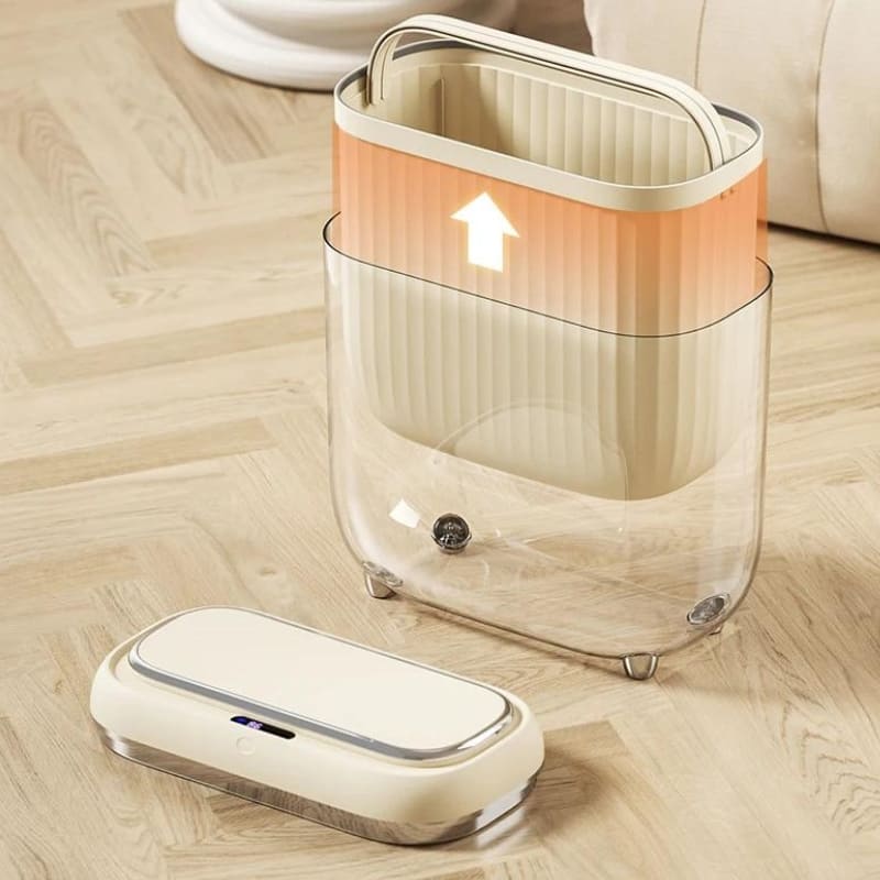 Lixeira Automática em Acrílico com Sensor e Ação Tátil
