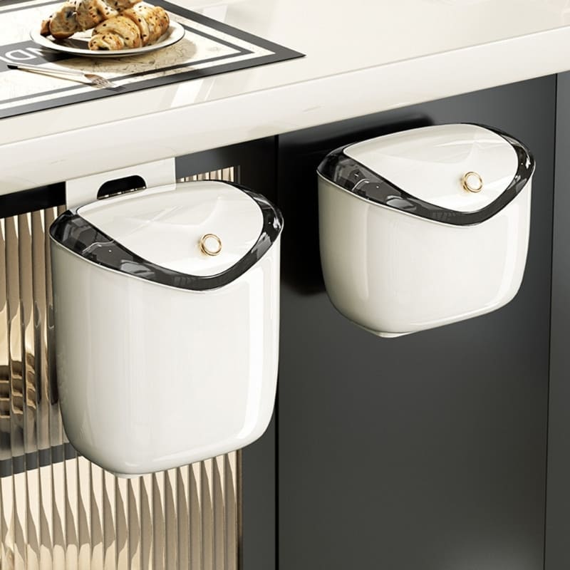 Lixeira Suspensa Para Pia Com Fixação Dupla Adesiva