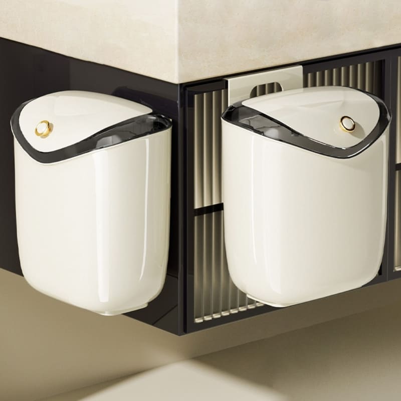 Lixeira Suspensa Para Pia Com Fixação Dupla Adesiva