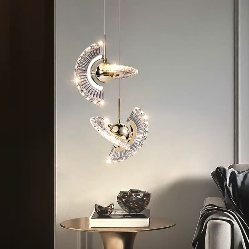 Lustre Pendente LED Nórdico em Metal e Acrílico Sofisticado