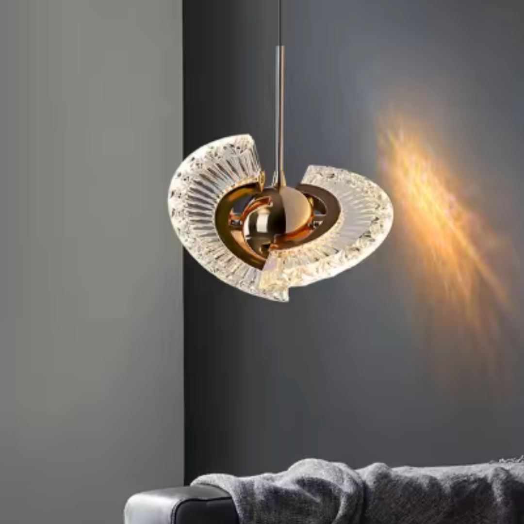 Lustre Pendente LED Nórdico em Metal e Acrílico Sofisticado