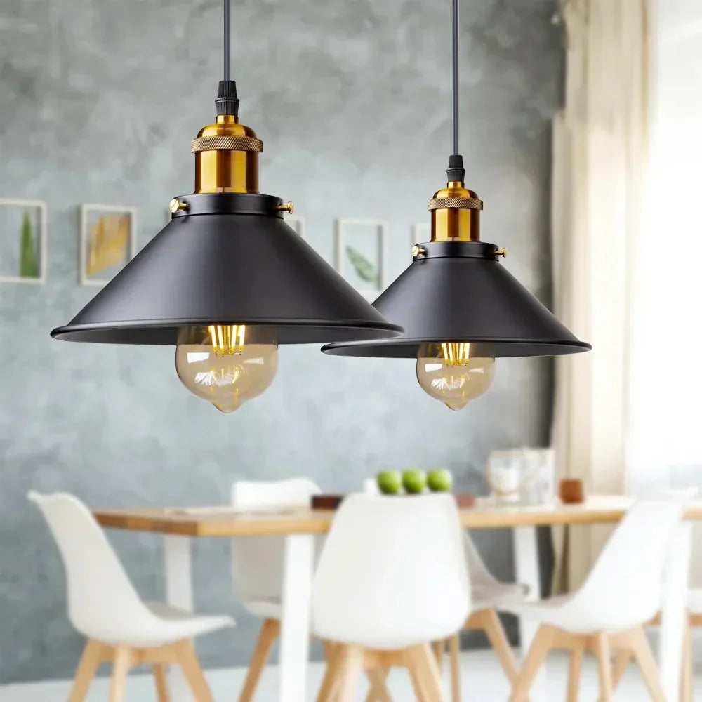 Luminária Pendente em Metal Vintage para Cozinha e Sala