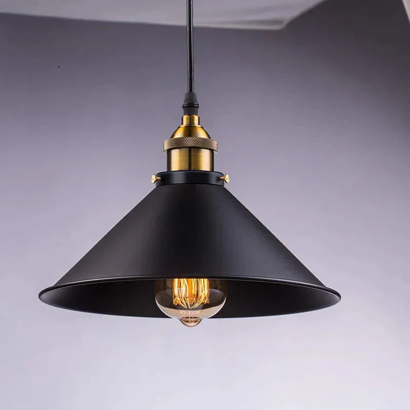 Luminária Pendente em Metal Vintage para Cozinha e Sala