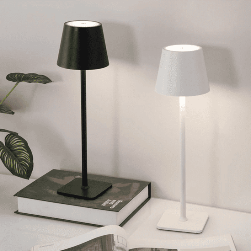 Luminária de Mesa LED Recarregável USB Minimalista Portátil