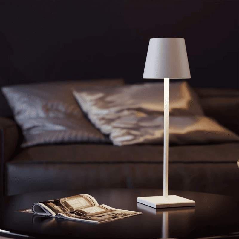 Luminária de Mesa LED Recarregável USB Minimalista Portátil