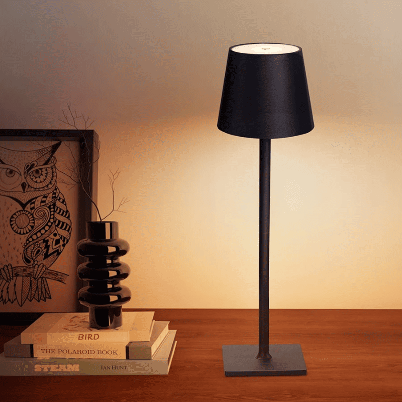 Luminária de Mesa LED Recarregável USB Minimalista Portátil