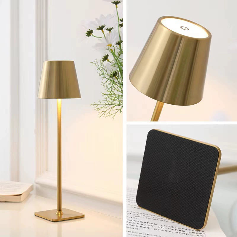 Luminária de Mesa LED Recarregável USB Minimalista Portátil