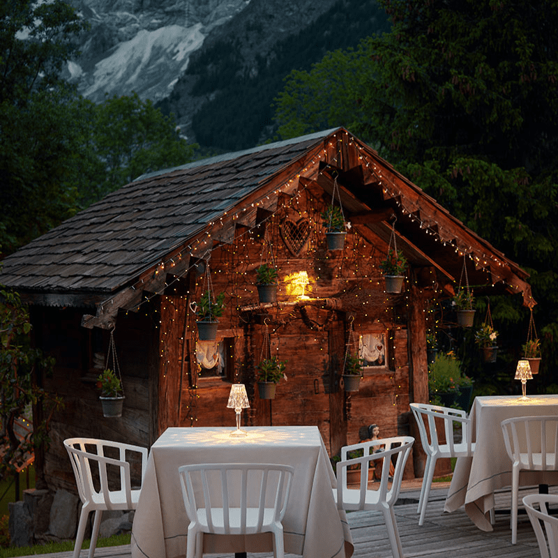 Luminária de Mesa LED Diamante Recarregável Sem Fio