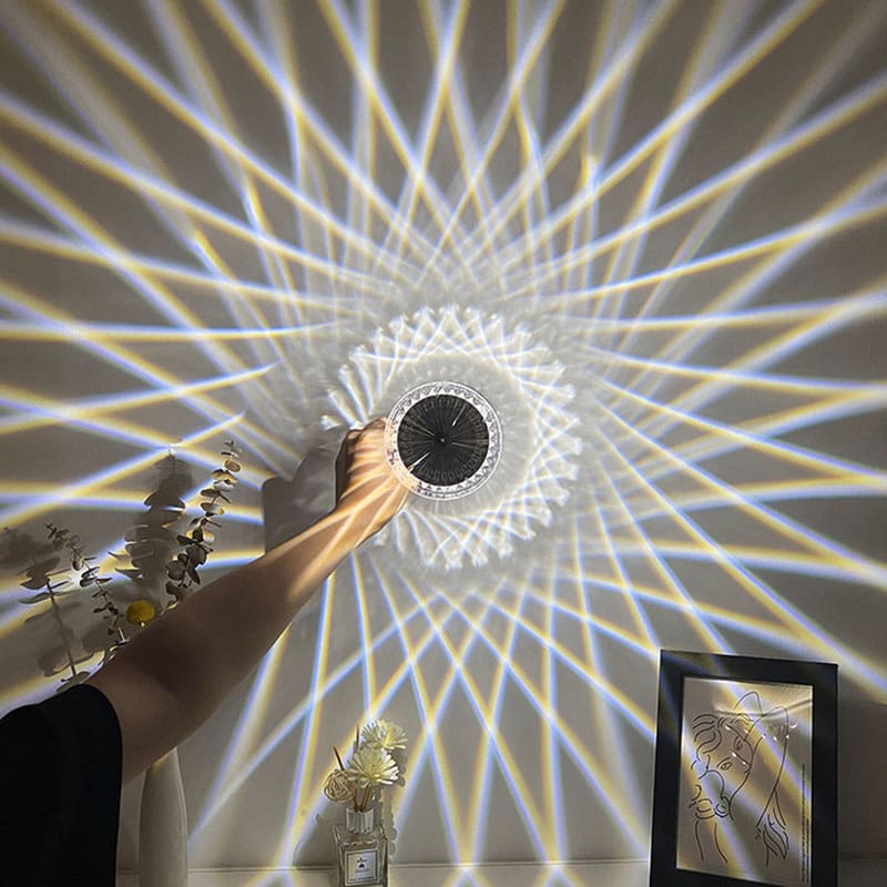 Luminária de Mesa LED Recarregável em Acrílico Sem Fio