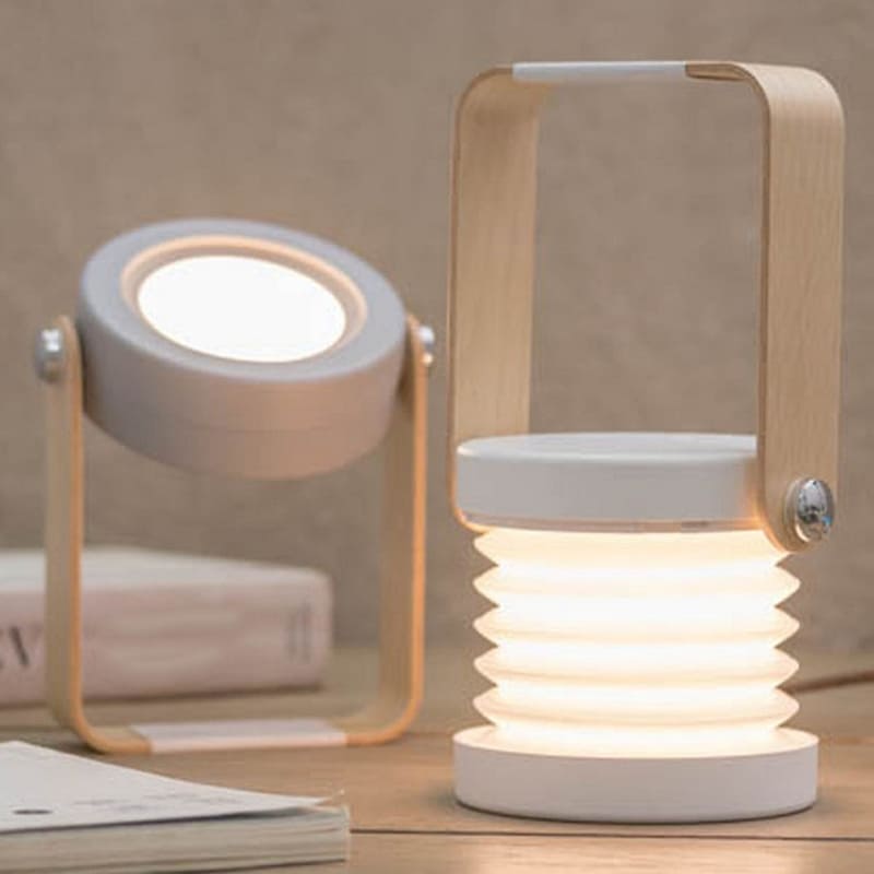 Luminária de Mesa LED com Alça Giro 360 Graus Ajustável