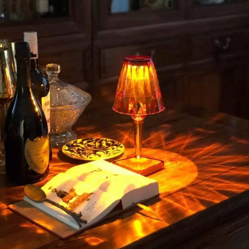 Luminária de Mesa LED Sem Fio 3 Tons Bateria Recarregável