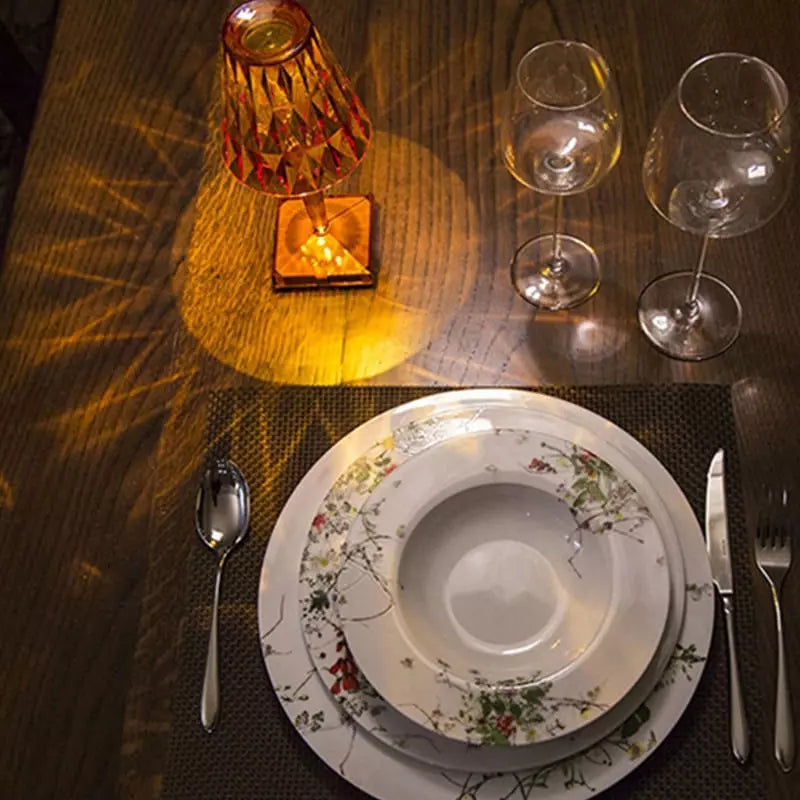 Luminária de Mesa LED Sem Fio 3 Tons Bateria Recarregável