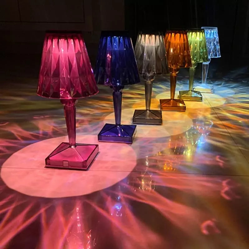 Luminária de Mesa LED Sem Fio 3 Tons Bateria Recarregável