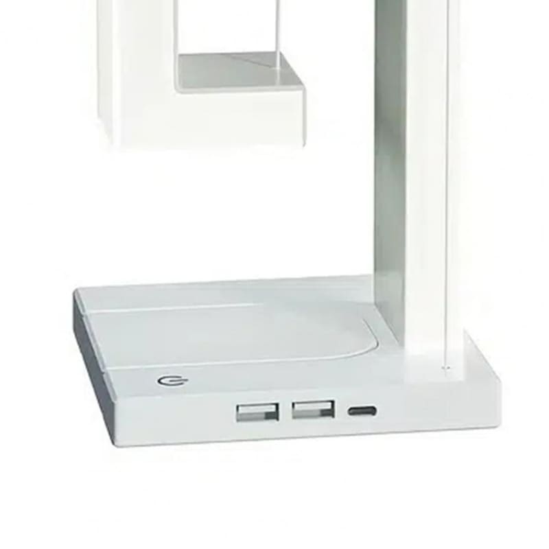 Luminária de Mesa com Carregador de Celular por Indução 3 Níveis