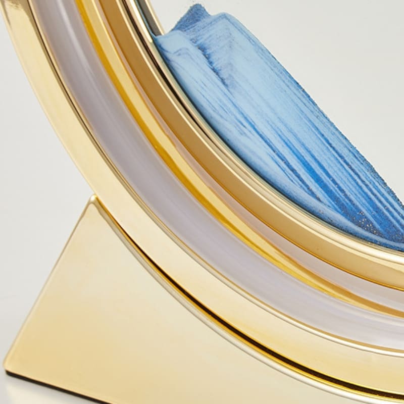 Luminária de Mesa Ampulheta LED Decorativa Minimalista