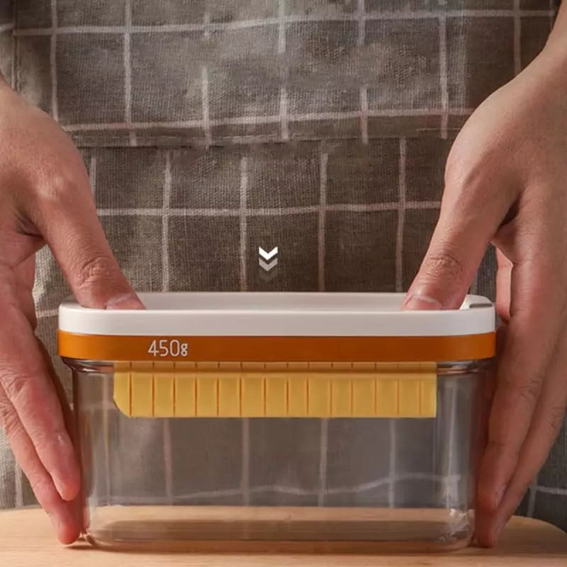 Manteigueira Prática com Fatiador e Duas Lâminas 450g