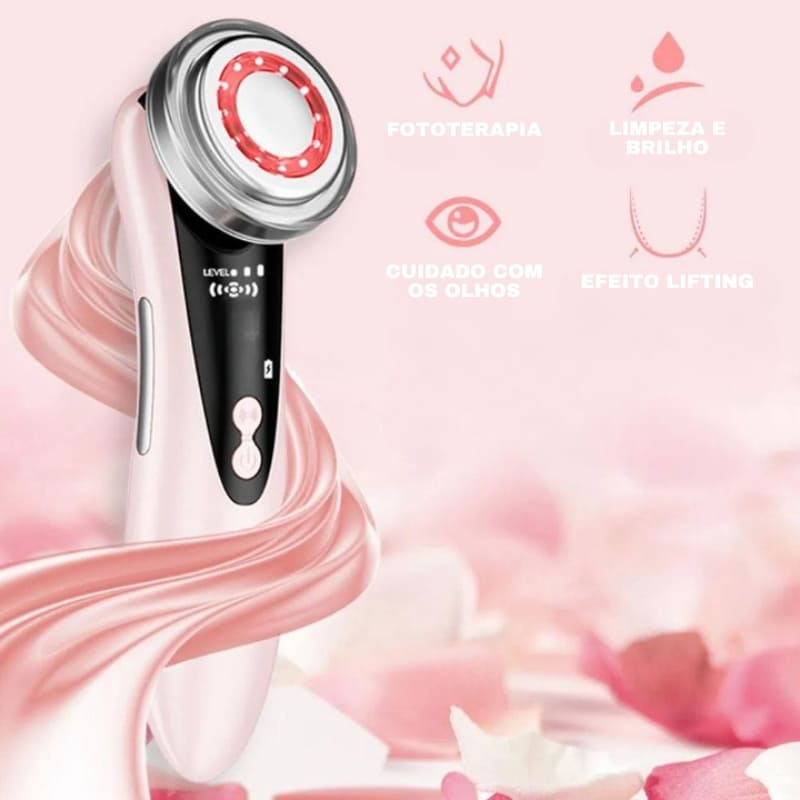 Massageador Facial Elétrico Ergonômico E Multifuncional