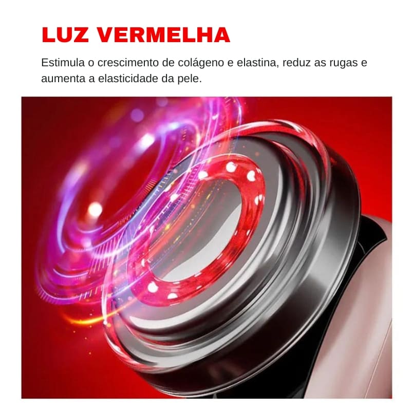 Massageador Facial Elétrico Ergonômico E Multifuncional