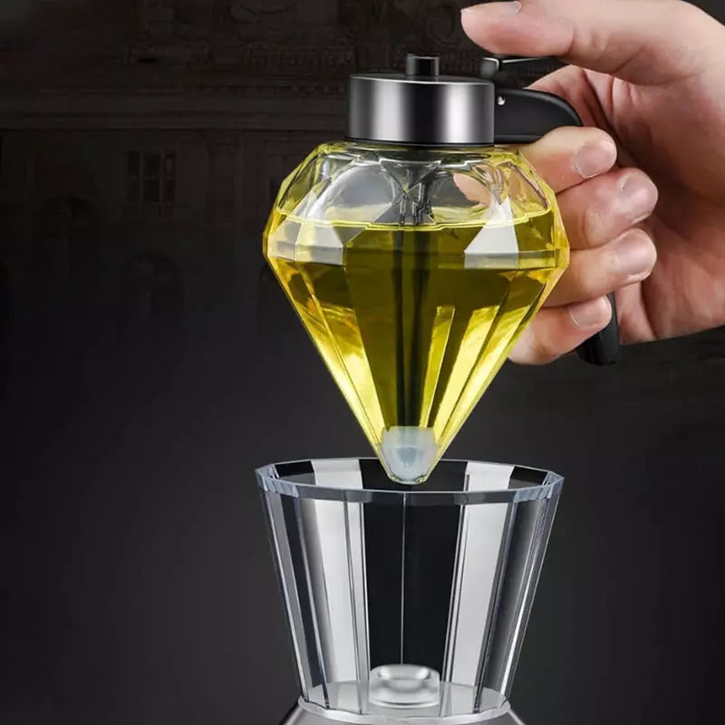 Meleira de Vidro Diamante com Base Antiderrapante Compacta