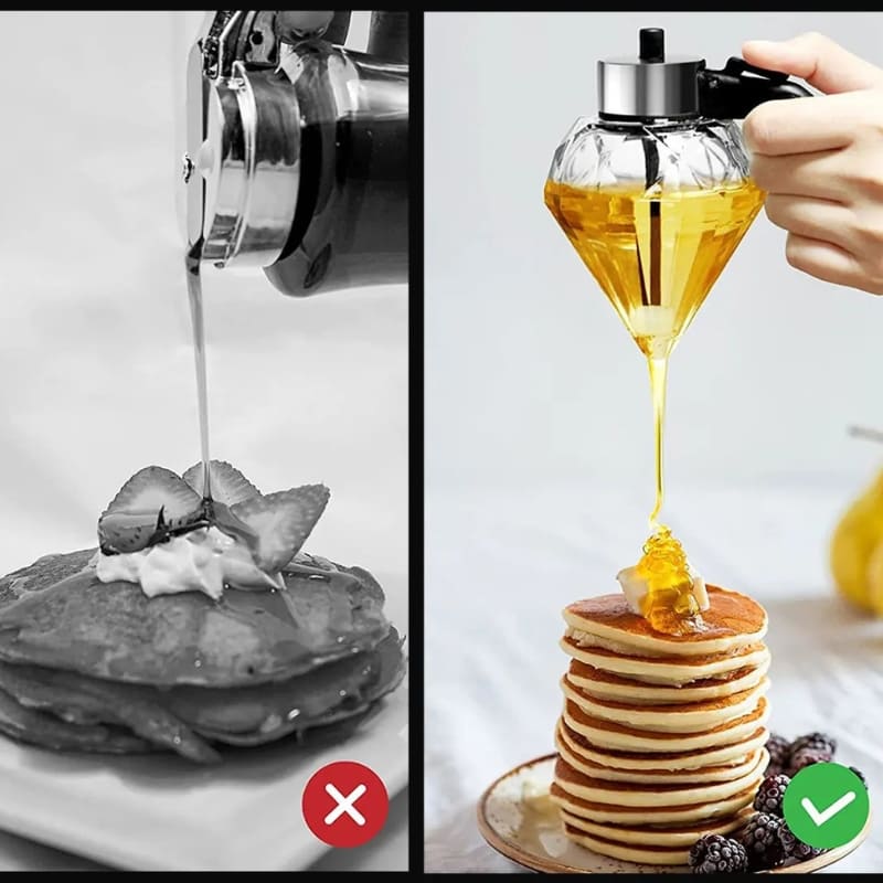 Meleira de Vidro Diamante com Base Antiderrapante Compacta