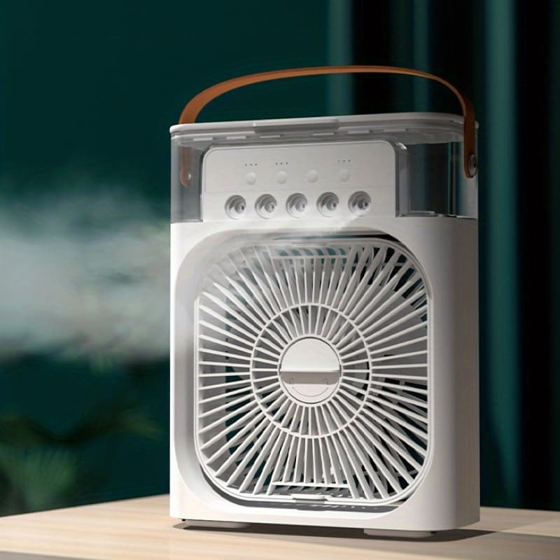 Mini Ar Condicionado Portátil com Ventilador e Umidificador