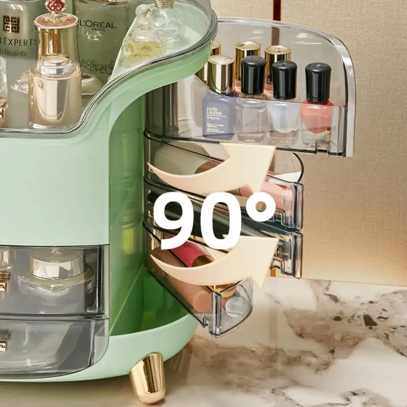 Organizador De Maquiagem Em Acrílico Multiuso Compacto