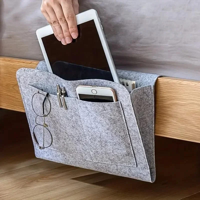 Organizador Lateral Para Sofá e Cama Resistente com Bolsos