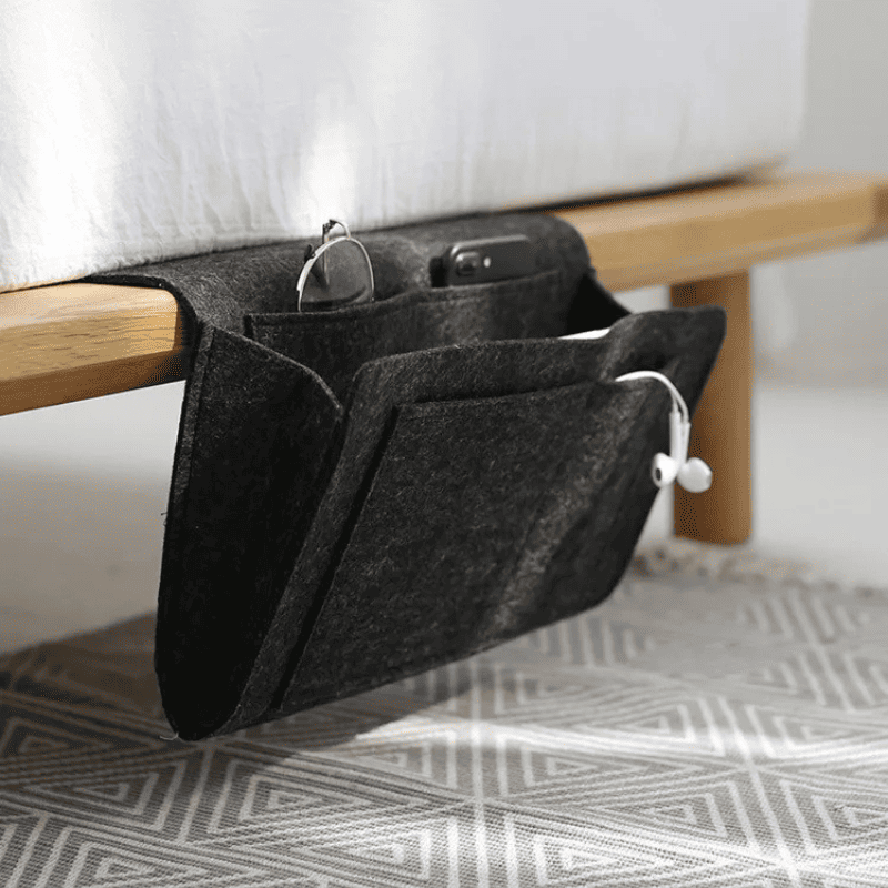 Organizador Lateral Para Sofá e Cama Resistente com Bolsos