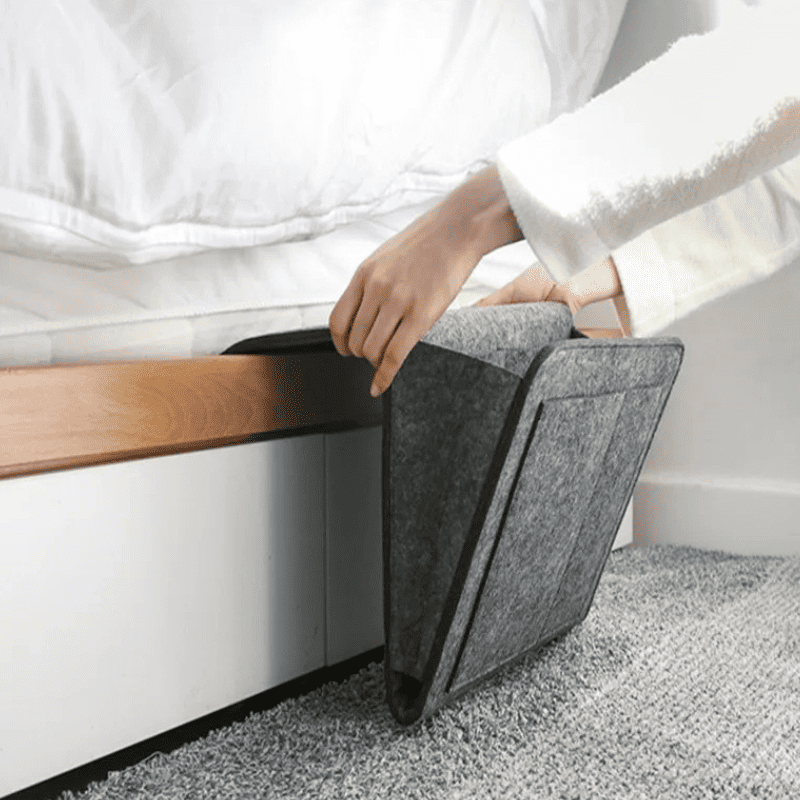 Organizador Lateral Para Sofá e Cama Resistente com Bolsos
