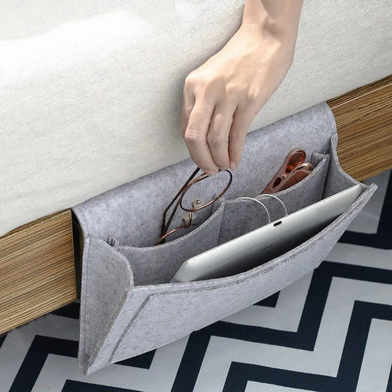 Organizador Lateral Para Sofá e Cama Resistente com Bolsos