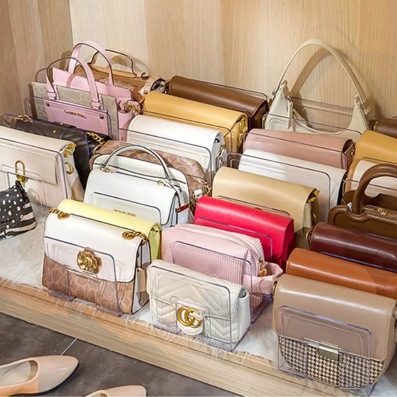 Organizador de Bolsa em Acrílico com Divisória Interna