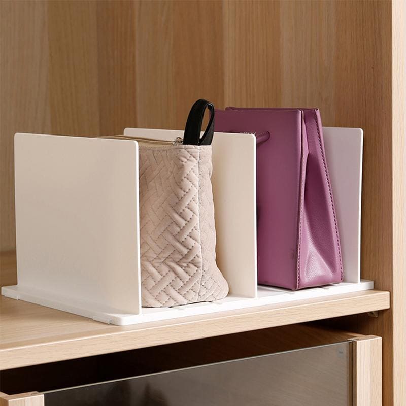 Organizador de Bolsa em Acrílico com Divisórias Retráteis