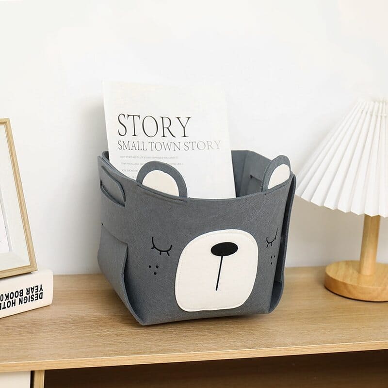 Organizador de Brinquedos Dobrável em Tecido