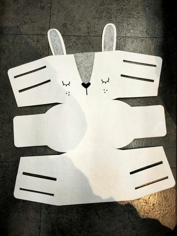 Organizador de Brinquedos Dobrável em Tecido