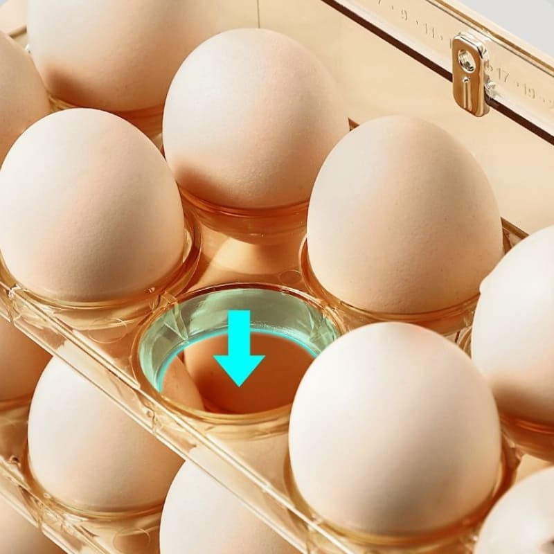 Porta-Ovos Empilhável de 3 Andares 34 Lugares Compacto