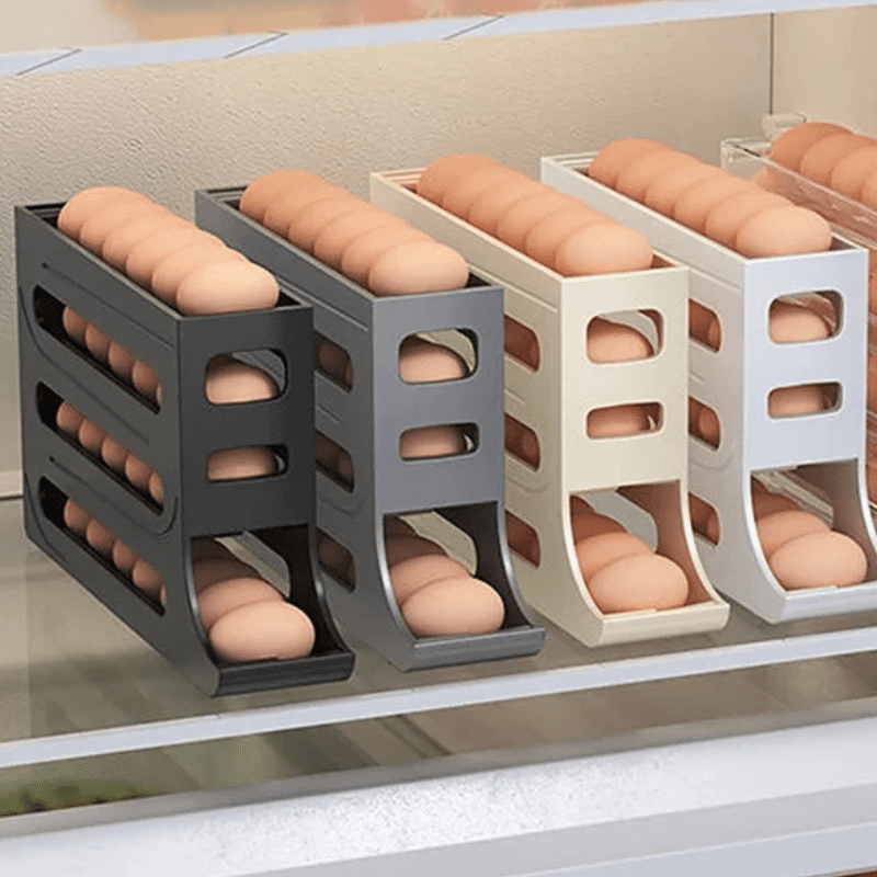 Organizador De Geladeira Em PP Porta Ovos 30 Unidades