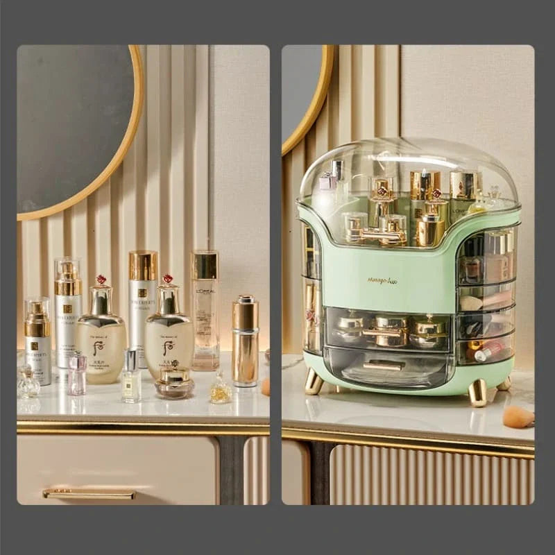 Organizador De Maquiagem Em Acrílico Multiuso Compacto