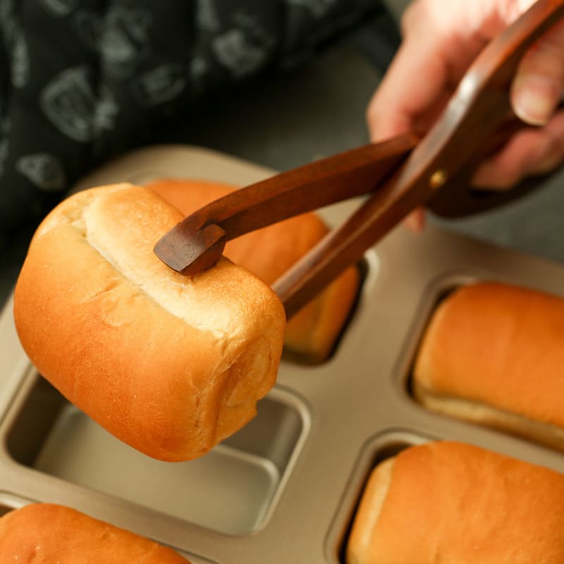 Pegador de Salada em Bambu Estilo Tesoura Moderno Durável