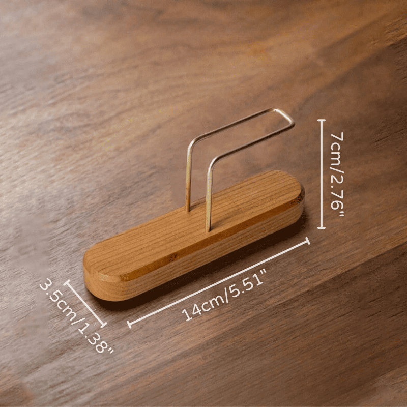 Porta-Filtro de Bambu e Madeira Elegante Compacto para Café