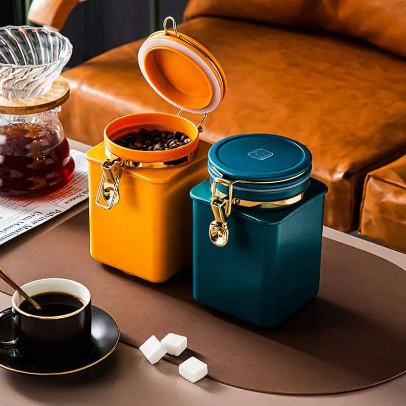 Pote Hermético em para Café Com Fecho Vedante Compacto