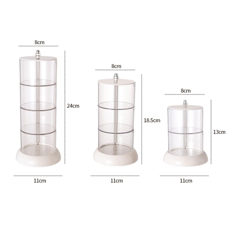 Porta Esponja De Maquiagem Transparente Para Bancada