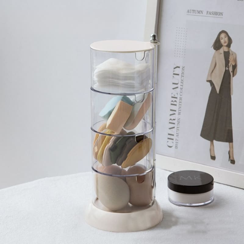 Porta Esponja De Maquiagem Transparente Para Bancada