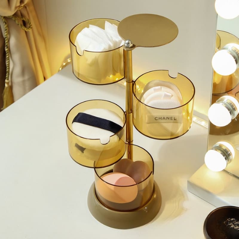 Porta Esponja De Maquiagem Transparente Para Bancada