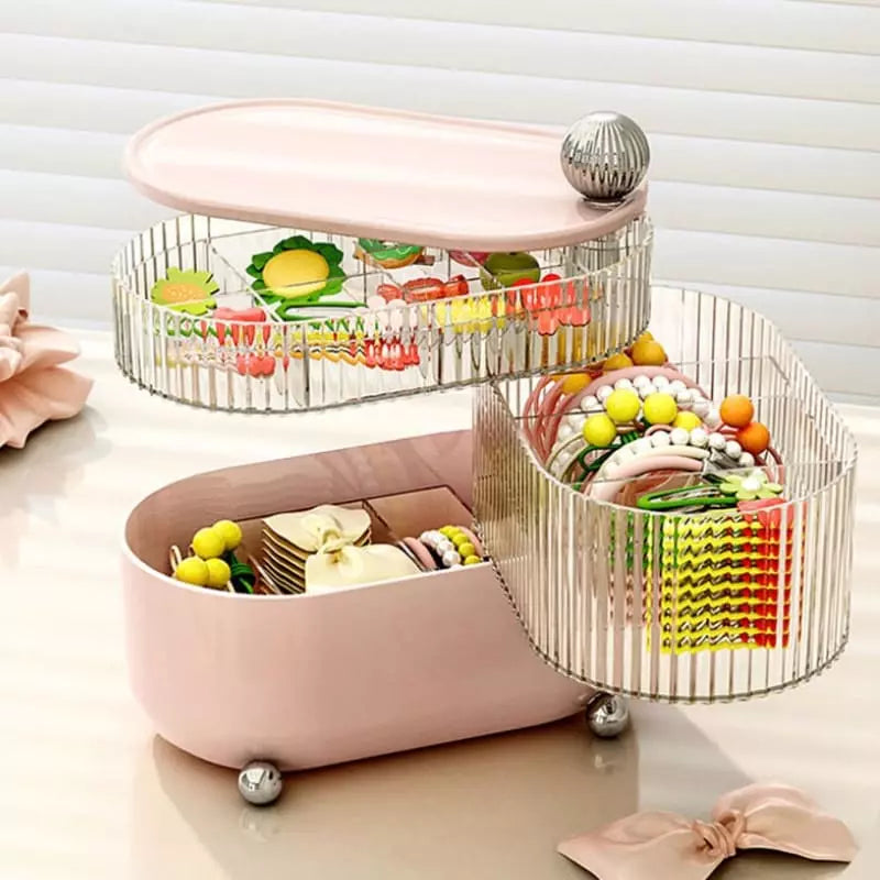 Porta-Joias em Acrílico Transparente com Divisórias