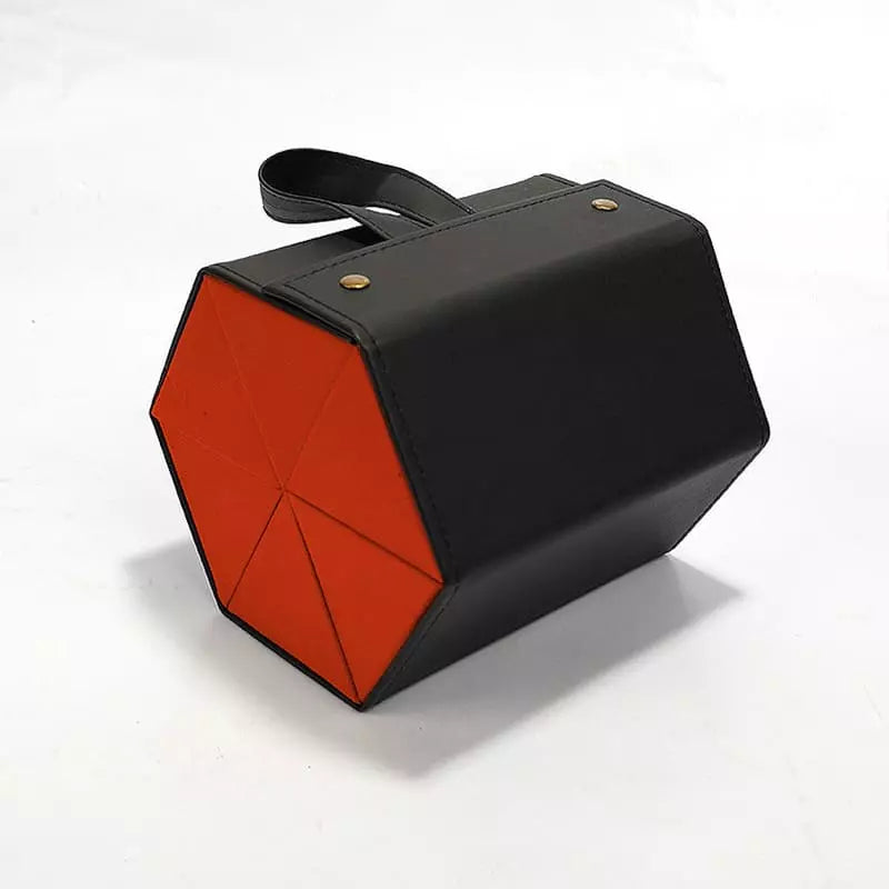 Porta-Óculos Organizador em Couro Forrado Com Flanela