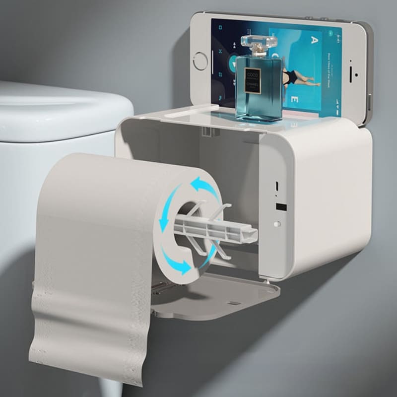 Porta Papel Higiênico Automático por Indução Resistente