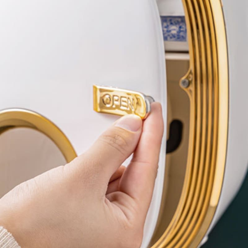 Porta Papel Higiênico De Parede À Prova D'Água Retro